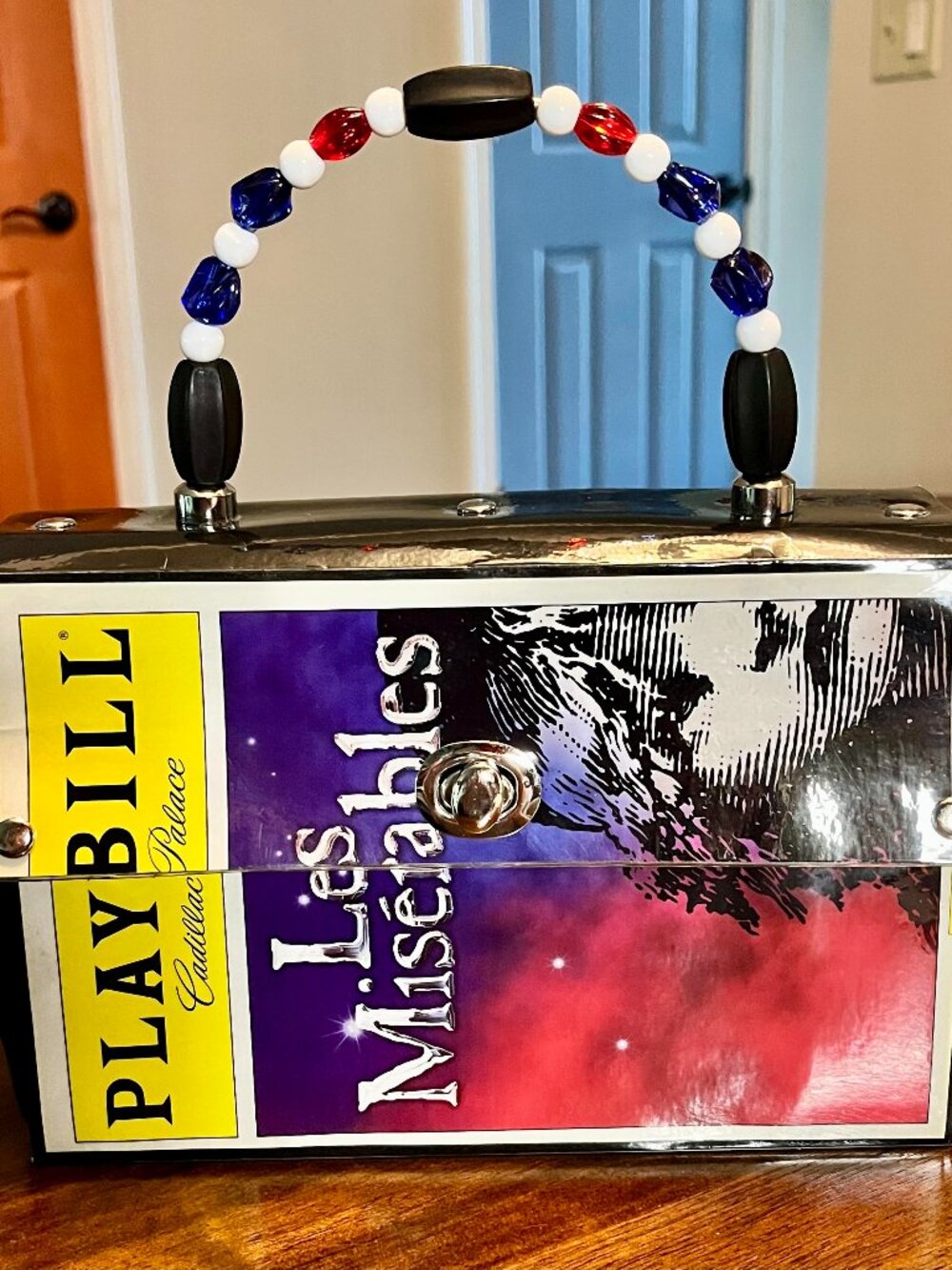 Les Miserables at Cadillac Palace Playbill Purse with Beaded Handle